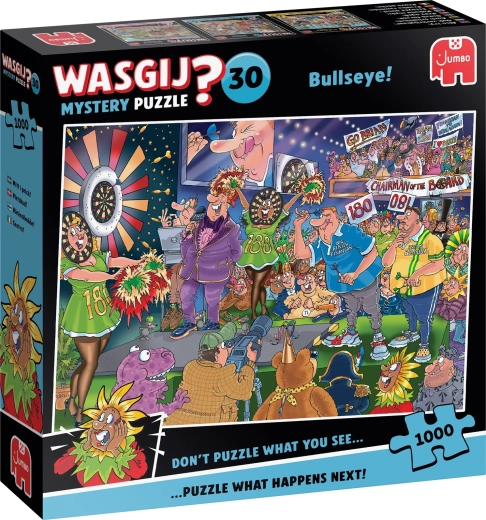 Jumbo Wasgij Mystery 30: trāpījums desmitniekā! puzle 1000 gabaliņi
