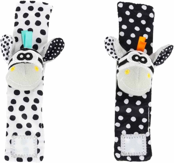 Socks and adjustable wristbands