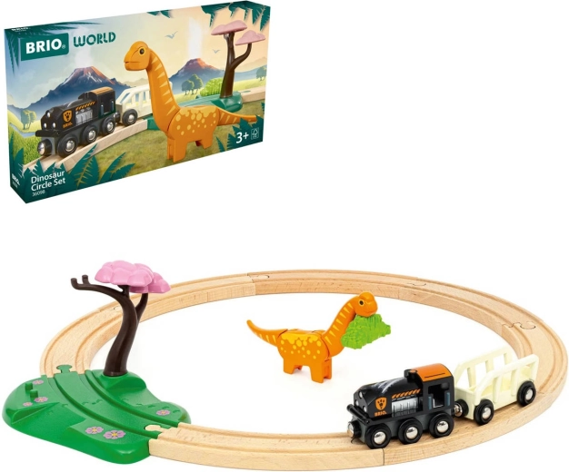 BRIO World Dinosaur Circular Railway Set