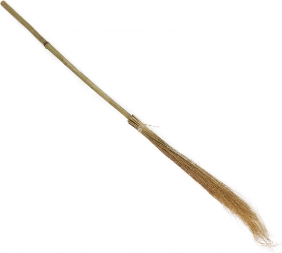 Witch’s Broom with Bamboo Handle, 98 cm