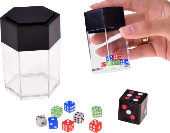 Dice tricks and a practical dice box