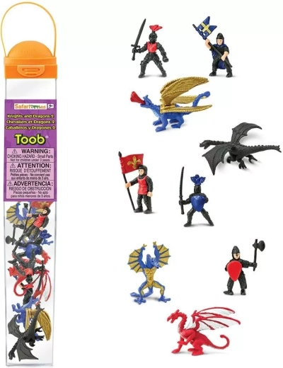 Safari Ltd. Knights and Dragons 2 Tube