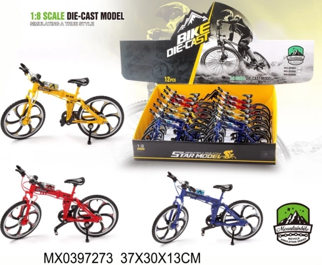 Miniatūrs velosipēda modelis 1:8