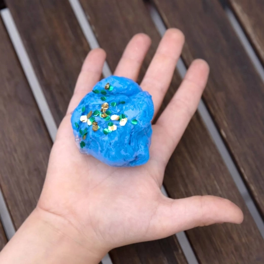 Glittery and playful decorations