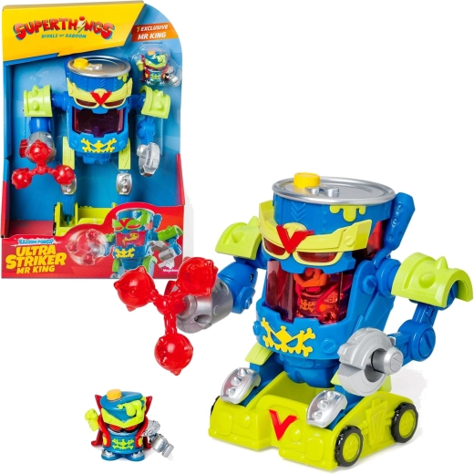 SuperThings Ultra Striker Mr King robots ar figūriņu