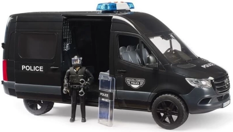 Specvienības policista figūriņa ar ekipējumu
