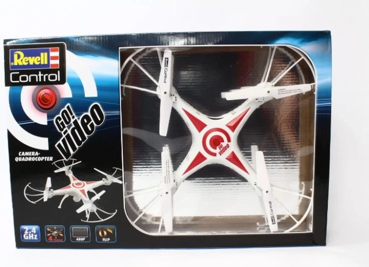 Revell Control kvadrokoptera ar kameru Go!Video