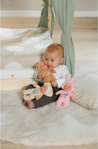Soft cuddly doll from birth