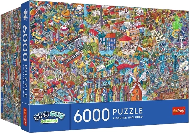 Puzle Spy Guy: city break – 6000 gabali