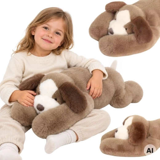 WOOPIE Sensorais svērtais plīša suns 2,5 kg