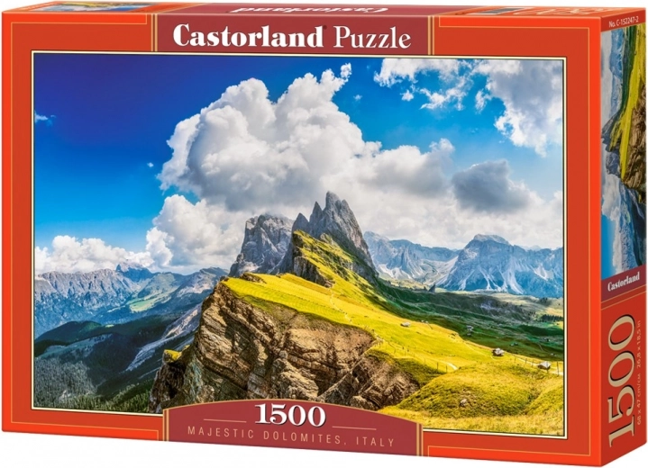 Puzle 1500 gab. Majestātiskie Dolomīti, Itālija