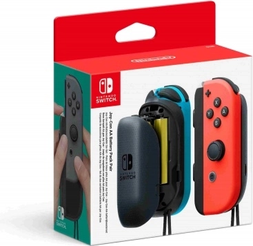 Joy‑Con AA Battery Pack – Pair of External Battery Grips for Nintendo Switch