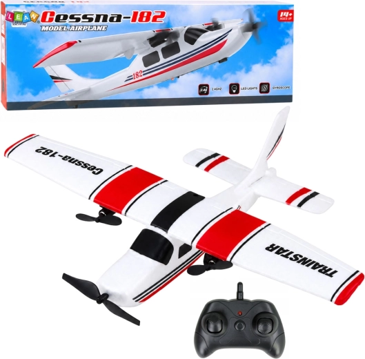 Putupolistirola RC lidmašīna Cessna 182 ar tālvadību 2,4 GHz