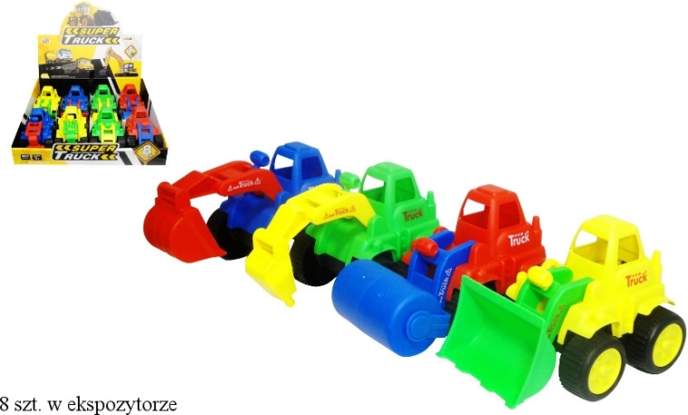 Construction vehicle for kids – plastic model with moving parts