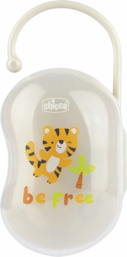 Chicco Easy Box tiger double pacifier case