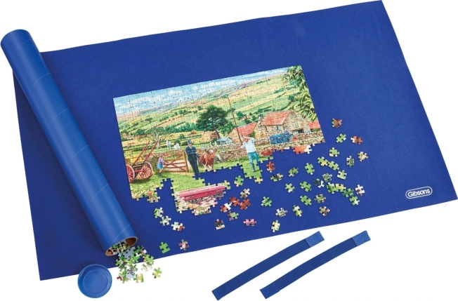 GIBSONS puzzle sarullējamais paklājiņš 1000 detaļām 100 × 59 cm