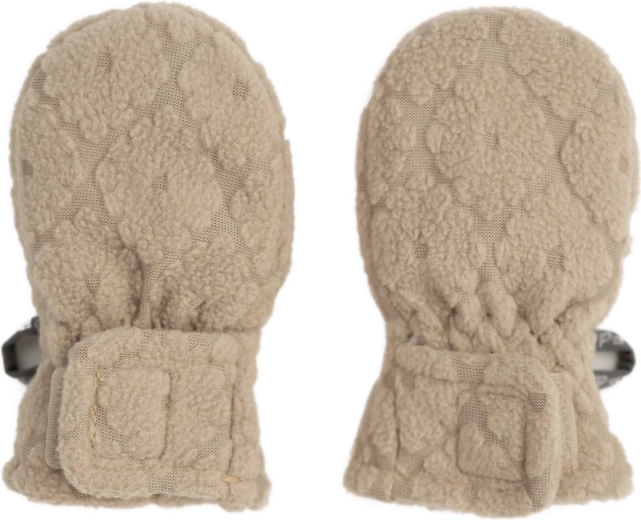 Lodger bērnu dūraiņi bez īkšķa Mittens Folklore Fleece bēši (1–2 gadi) - 1 gabals