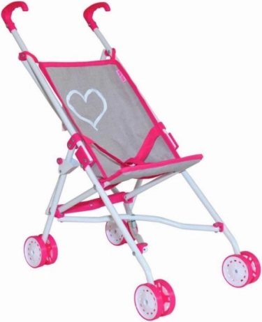 Leļļu ratiņi Milly Mally Julia Prestige Pink