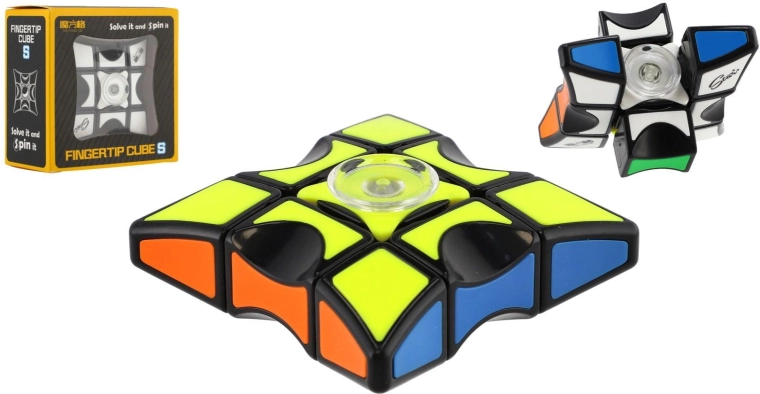 Plastmasas spineris–galvasmežģis 6 × 6 cm kastītē