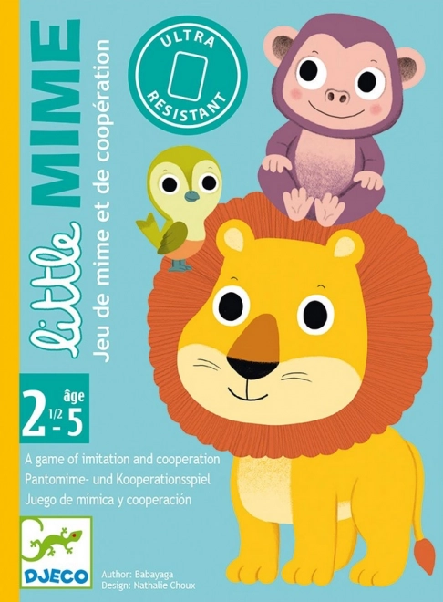 Card Game for the Little Ones Baby Animals DJECO
