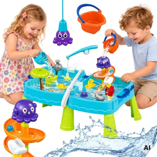 WOOPIE 2-in-1 Water and Sand Table with Accessories