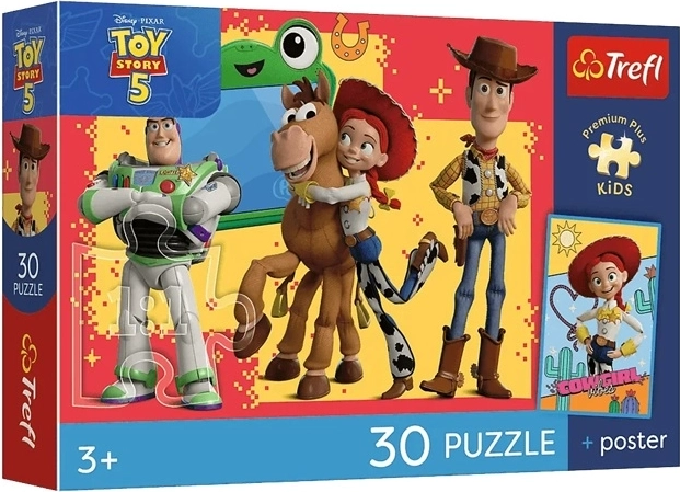 Bērnu rotaļlietu stāsta Toy Story Premium Plus Kids puzle – 30 gabaliņi