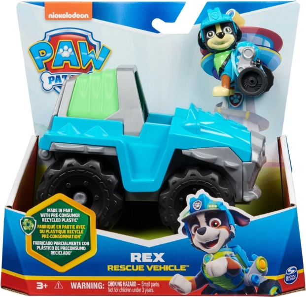 Paw Patrol glābšanas transportlīdzeklis Rex – eko versija
