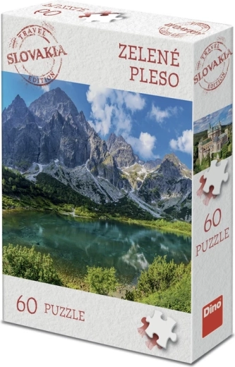 Dino puzle tūrisma edīcija Slovākija – Zelené pleso (60 detaļas)
