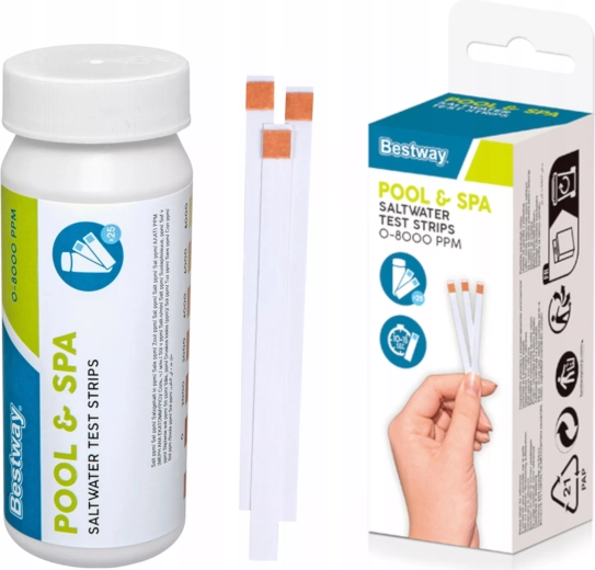 Bestway saltwater test strips for pools and hot tubs