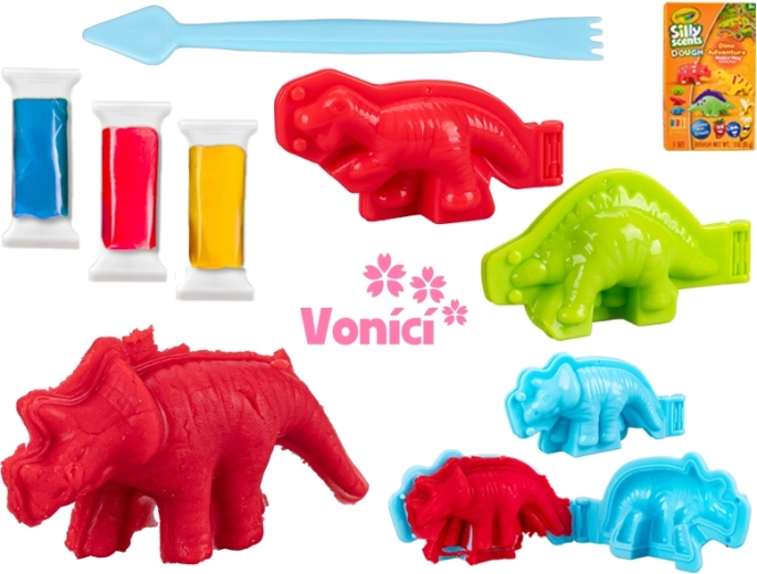 Crayola scented modeling compound with dinosaurs, kids’ set