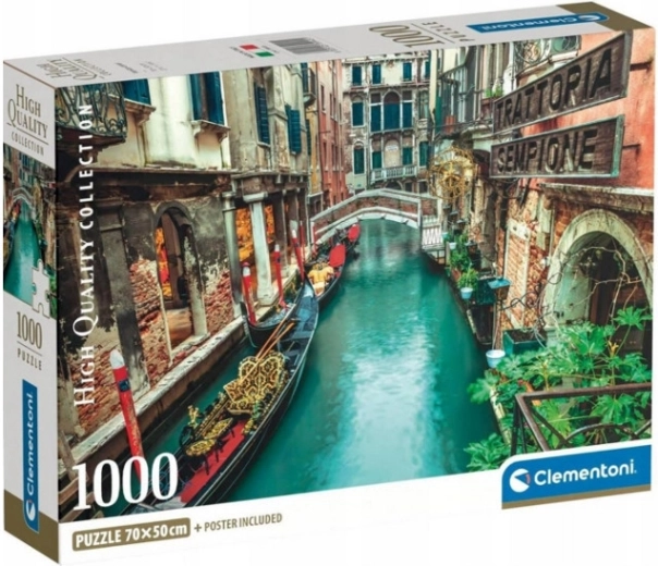 Puzle 1000 Venice Canal CLEMENTONI