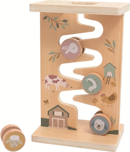 Koka labirints ar dzīvniekiem 2Kids Toys