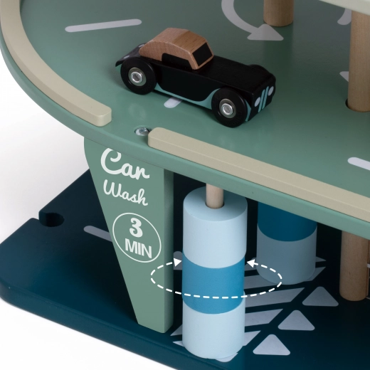 Automazgātava un degvielas uzpildes stacija reālistiskai spēlei