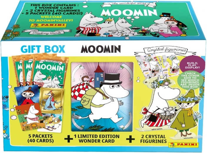 Panini dāvanu kaste Mumini kolekcionējamo karšu kolekcijai