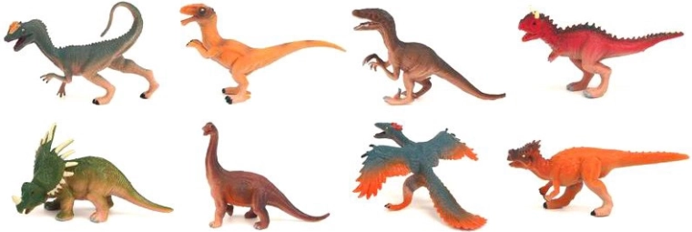 Dinozaura figūriņa 8–12 cm - 1 gab.
