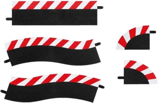 Outer borders for pit lane for Carrera Evolution/Digital 132/124 slot car tracks, set of 5