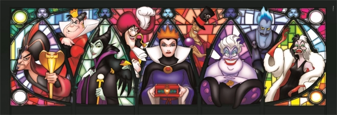 Clementoni panorāmas puzle Disney ļaundari 1000 gabali