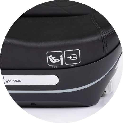 Secure ISOFIX attachment with clear indication