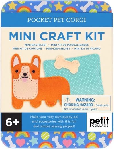 Mini šūšanas komplekts Corgi no Petit Collage