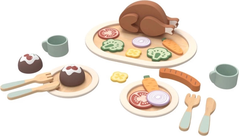 2Kids Toys Wooden Feast for Two