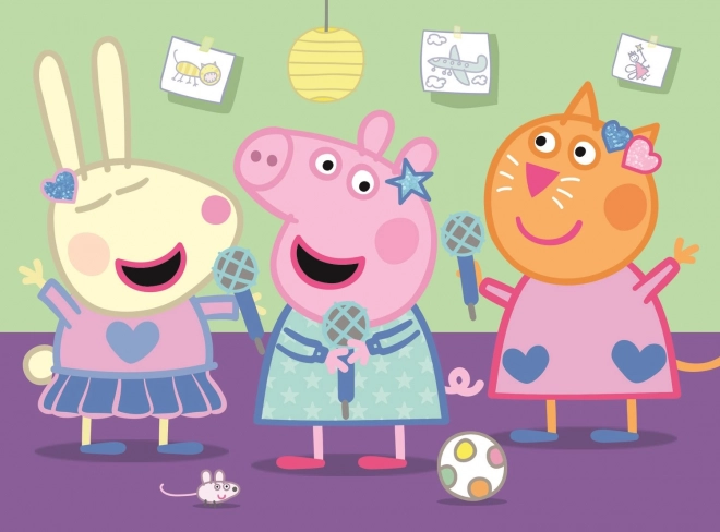 TREFL Puzzle Peppa Pig: Karaoke 20 pieces