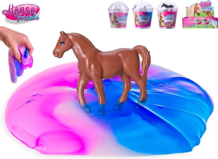 Gļotas ar zirdziņu HORSE FRIENDS trauciņā