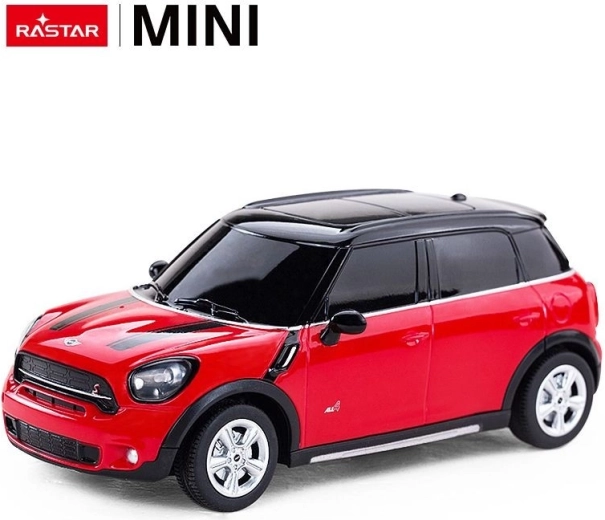 Rastar Mini Cooper S Countryman RC auto 1:24 sarkans - 1 gab.