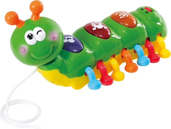 Musical Caterpillar with Light Effects 21 cm