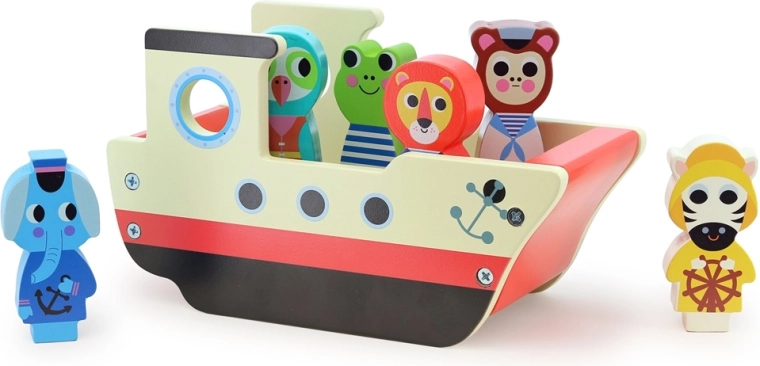 Vilac wooden animal sound boat – Ingela P. Arrhenius