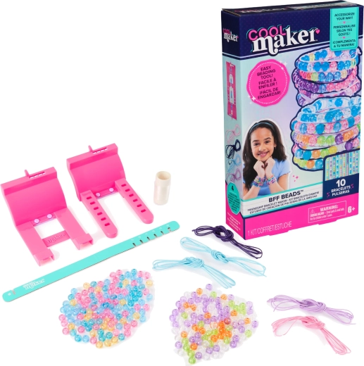 Spin Master Cool Maker BFF Beads aproču izgatavošanas komplekts draudzības rokassprādzēm