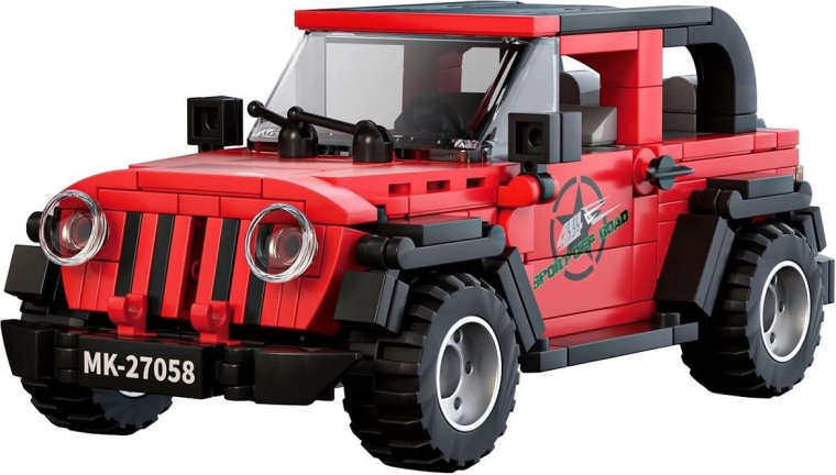 Konstruktors auto 414 detaļas sarkans MOULD KING