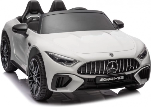 Elektriskā bērnu automašīna MERCEDES AMG SL63, balta