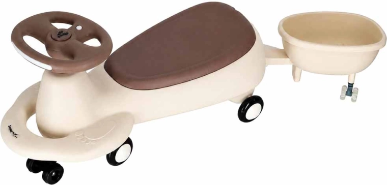 Ride-on with toy trailer