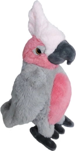 Pink cockatoo plush toy 33 cm